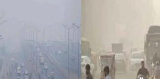 Dense fog blankets Delhi roads with low visibility and heavy pollution on December 31, 2025