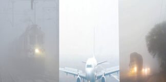 Dense fog disrupts train, bus, and flight services in Lucknow amid severe cold wave conditions