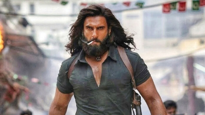 dhurandhar-box-office-day-2 Ranveer Singh in a high-intensity action scene from Dhurandhar movie