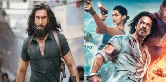 Ranveer Singh intense character poster from Dhurandhar movie 2025