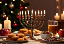 Hanukkah 2025 Begins Worldwide as Jewish Communities Celebrate the Festival of Lights Hanukkah 2025 celebration with menorah lighting and candles
