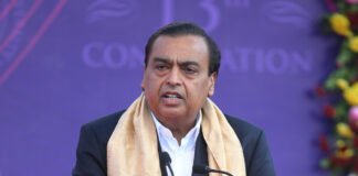 Mukesh Ambani speaking at book launch event in Mumbai on clean energy future
