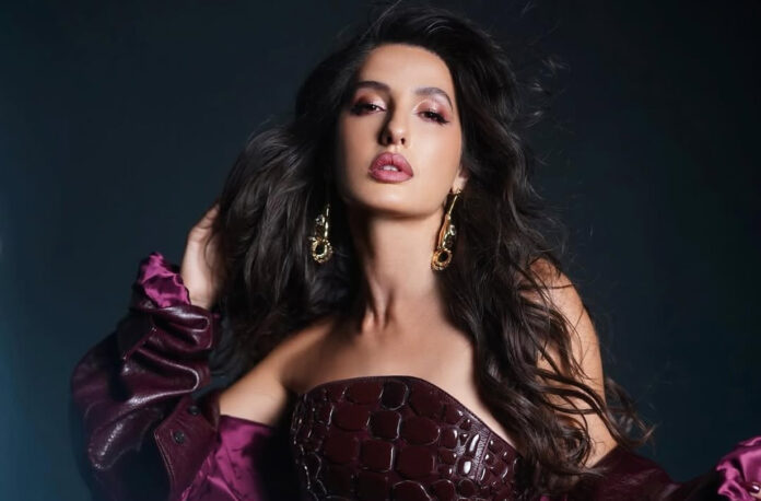 Nora Fatehi during a public appearance amid dating rumors linked to Morocco trip