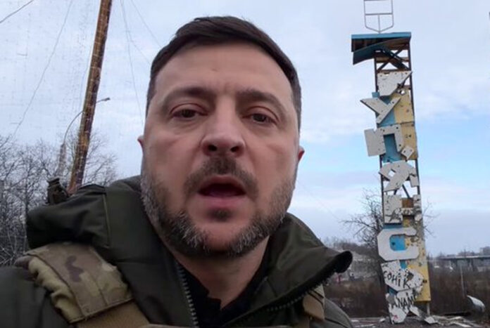 russia-ukraine-drone-attack Zelenskyy Says Russia Launched 1,300 Drones at Ukraine in a Week