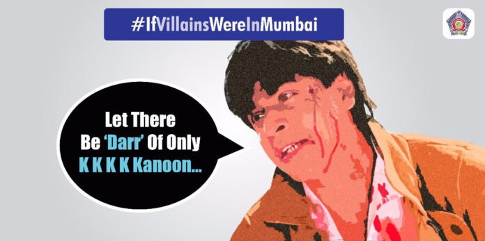 shah-rukh-khan-mumbai-polic Shah Rukh Khan reacts to Mumbai Police’s creative women’s rights awareness post using Darr movie dialogue