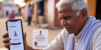 Voters checking their names on the electoral roll after SIR revision