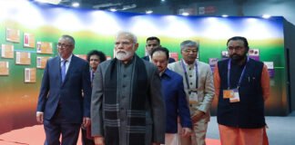 PM Modi and WHO chief Dr Tedros at WHO Global Summit on Traditional Medicine in New Delhi