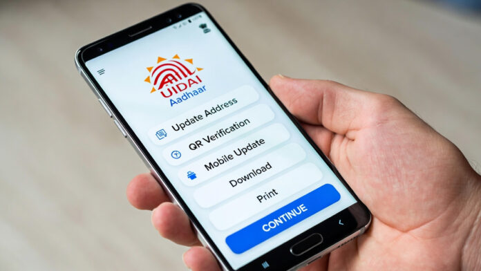 UIDAI new Aadhaar app full version launch on smartphone screen