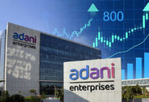 Adani Enterprises’ ₹1,000-Crore NCD Issue Fully Subscribed in 45 Minutes, Signals Strong Investor Confidence Adani Enterprises office building with financial charts symbolizing strong NCD investor demand