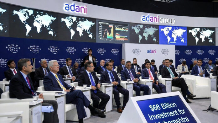 adani-maharashtra-investmen Adani Group leaders discuss $66B investment proposal for Maharashtra at WEF Davos 2026