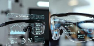 Concept image of Apple AR Glasses amid growing global scrutiny of AI technology
