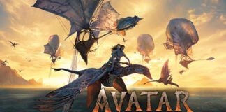 Avatar Fire and Ash characters in a dramatic volcanic battle scene