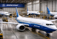 Boeing Returns to Profit With $1.8 Billion Quarterly Gain as Aircraft Deliveries Surge Boeing aircraft on production line as company reports profit rebound