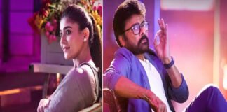 Chiranjeevi in ‘MSVPG’ celebrating record-breaking box office success with ₹261 crore worldwide collection.
