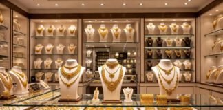 Gold and silver bars displayed at a bullion market amid record price surge in Delhi