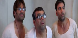 Akshay Kumar, Paresh Rawal, and Suniel Shetty in Hera Pheri franchise