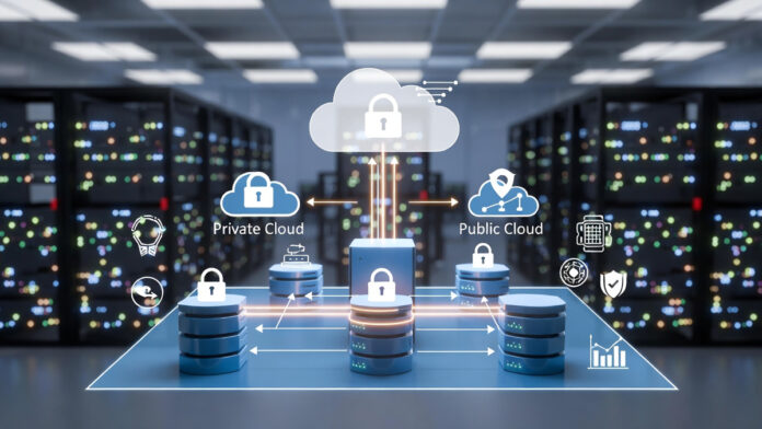 hybrid-cloud-3-0-enterprise Hybrid cloud architecture combining private and public cloud for enterprise security