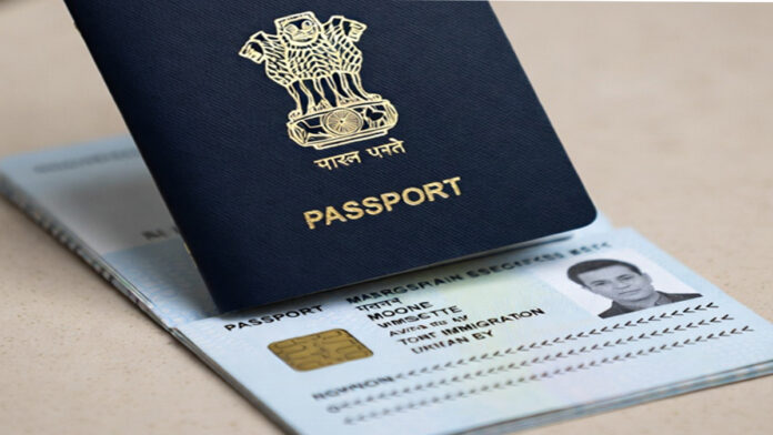 india-e-passport-chip-june- Indian e-passport with embedded electronic chip for secure travel