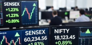 Indian stock market opens higher with Sensex and Nifty trading in green