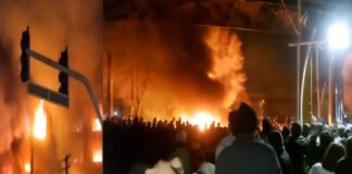 Iran anti government protests violence clashes security forces