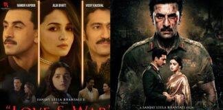 Ranbir Kapoor, Alia Bhatt, and Vicky Kaushal in Sanjay Leela Bhansali’s Love and War