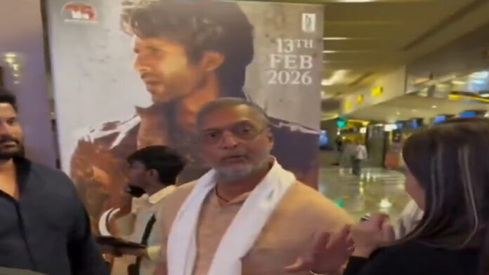 nana-patekar-o-romeo-traile Nana Patekar leaving O Romeo trailer launch event before official trailer unveiling