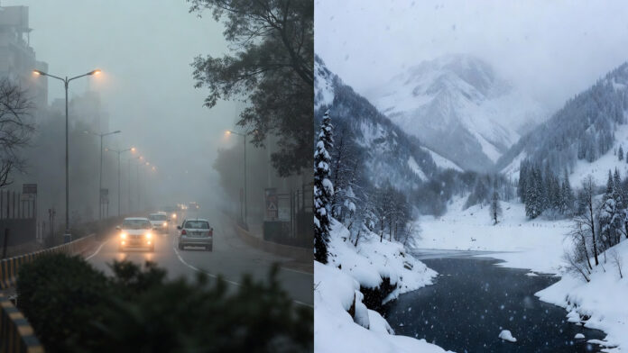 north-india-cold-wave-weath North India cold wave alert with dense fog, rain, and snowfall forecast by IMD