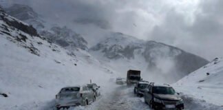 Avalanche and snowfall in the Himalayan region as cold weather grips North India