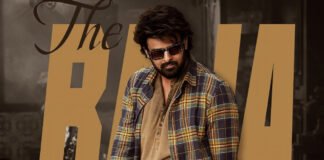 Prabhas in a promotional still from The Raja Saab ahead of its Sankranti release