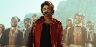 Prabhas in a promotional still from the pan-India film The Raja Saab
