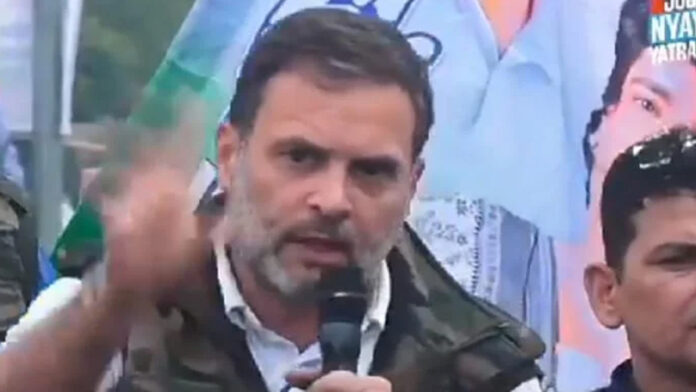 rahul-gandhi-election-commi Rahul Gandhi addressing media after accusing Election Commission of misleading the public
