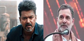 Rahul Gandhi speaking about Thalapathy Vijay’s film Jana Nayagan amid certification controversy