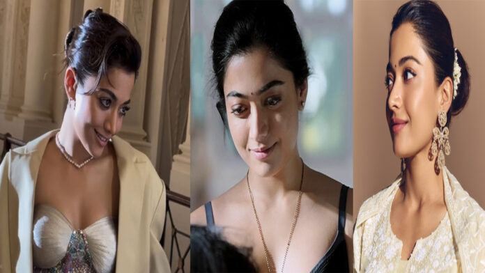 rashmika-mandanna-hollywood Rashmika Mandanna in Los Angeles amid rumors of a Hollywood superhero film offer.