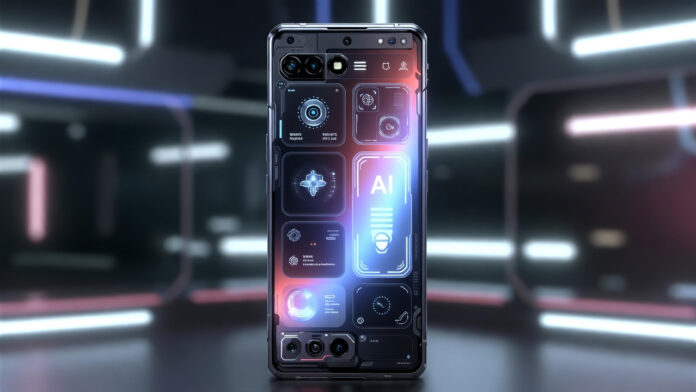 smartphone-trends-2026-ai-b Smartphone trends 2026 showing AI features, large battery, and advanced camera