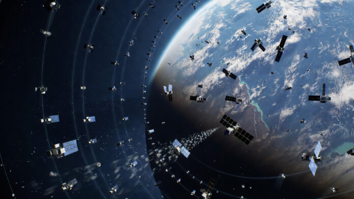 spacex-starlink-satellites- Starlink satellites orbiting Earth amid growing space traffic congestion
