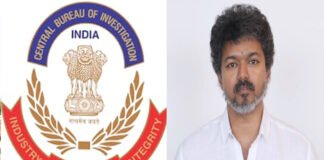 Thalapathy Vijay arriving for CBI interrogation in the Karur stampede case
