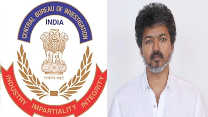 thalapathy-vijay-cbi-karur- Thalapathy Vijay exits CBI headquarters after six-hour questioning in Karur stampede case as fans gather outside in support