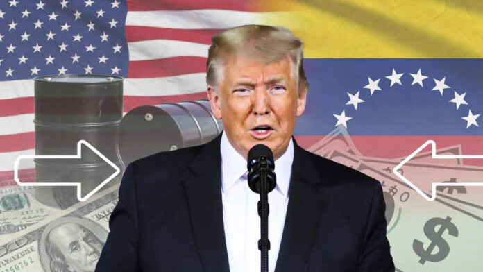 trump-south-korea-tariff-bo Donald Trump speaking at a podium addressing trade and immigration policies