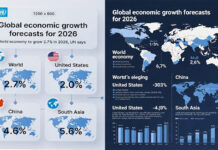 UN Warns of “Subdued Momentum” for Global Economy in 2026 Despite Gradual Recovery UN global economic outlook 2026 report showing growth forecasts for major regions