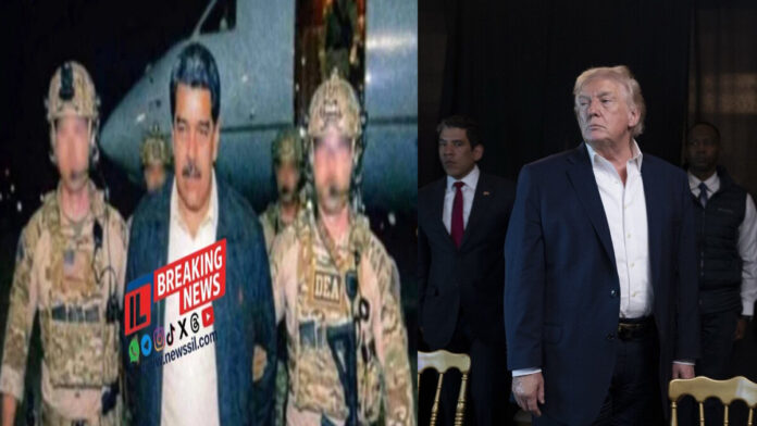 us-capture-venezuela-maduro US military forces securing Venezuelan President Maduro after capture during Caracas operation