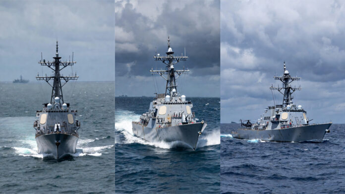 us-warship-iran-tension-202 US Navy warship sailing toward Middle East amid rising tensions with Iran