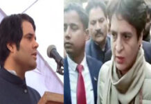 Speculation Rises After Reported Meeting Between Varun Gandhi and Priyanka Gandhi; Social Media Asks if Congress May Project Him as UP CM Face A conceptual political image showing Priyanka Gandhi and Varun Gandhi in a neutral meeting context.