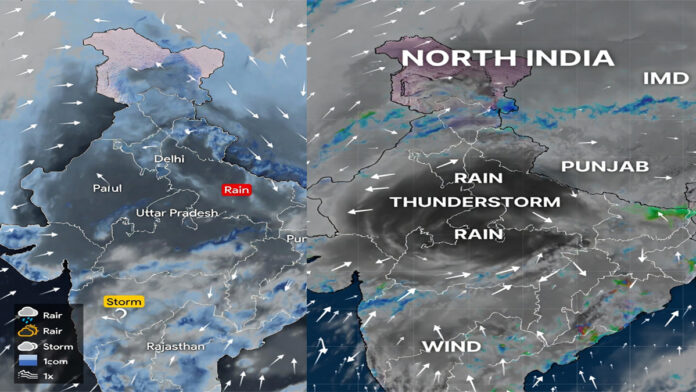 weather-alert-delhi-up-punj Rain and strong wind alert issued for Delhi, Uttar Pradesh and Punjab