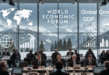World Economic Forum Opens in Davos as IMF Cuts Global Growth Outlook for 2026 World Economic Forum 2026 opening in Davos with IMF highlighting slower global growth outlook.