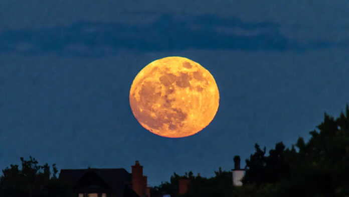wolf-supermoon-january-3-20 Wolf Supermoon appearing large and bright in the night sky on January 3, 2026