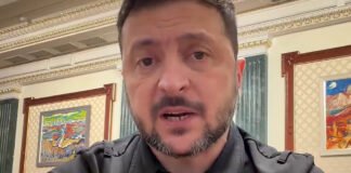 Ukrainian President Volodymyr Zelenskyy speaking about US security agreement