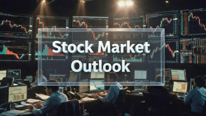 Stock-Market-Outlook-feb-20 Traders watching stock charts after market fall