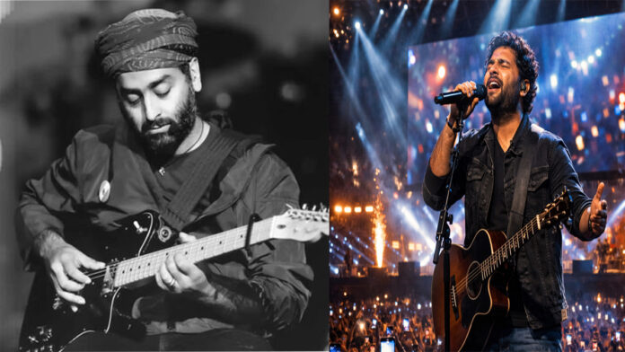arijit-singh-world-tour-202 Arijit Singh performing live during a stadium concert as he announces 2026–27 world tour