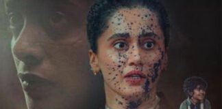 Taapsee Pannu in courtroom scene from Assi film