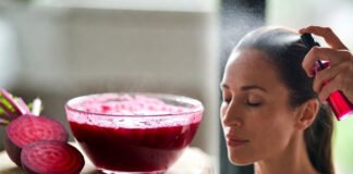 DIY beetroot hair tonic for hair growth and shine